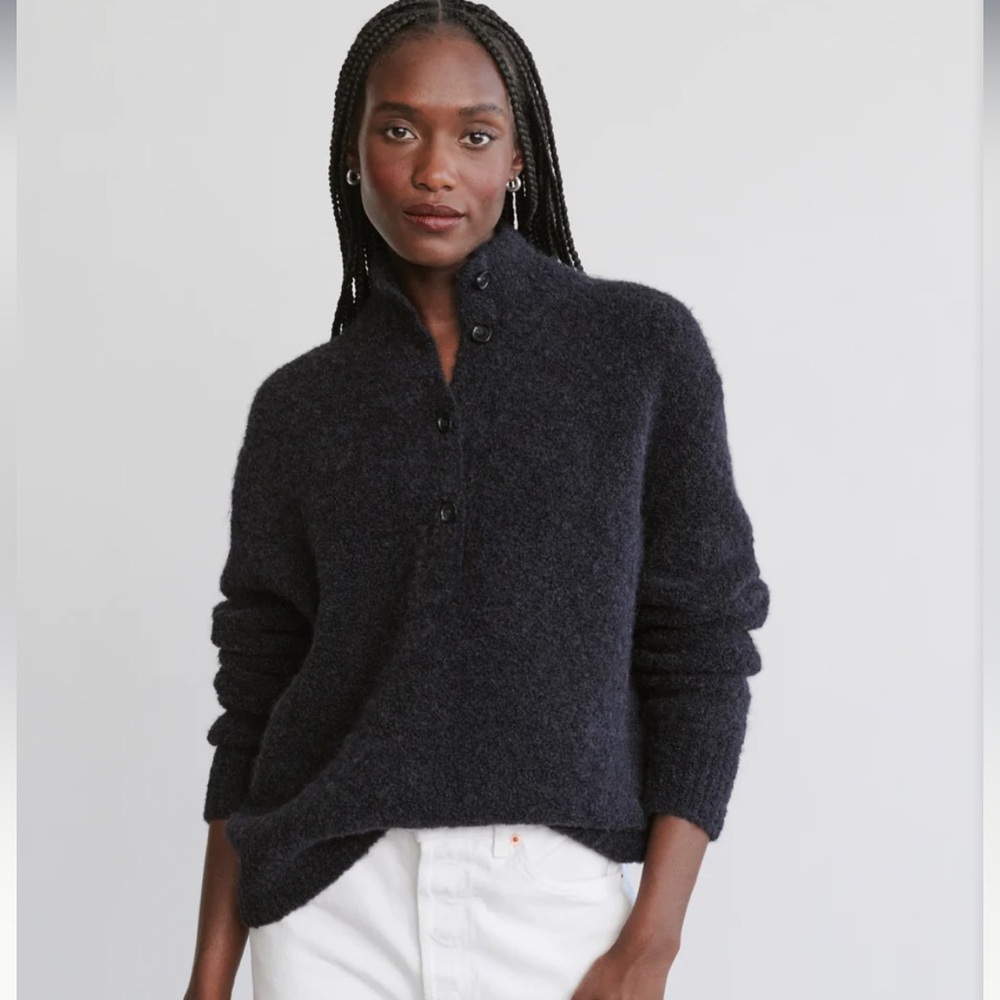 Jenni Kayne Boucle Button Pullover